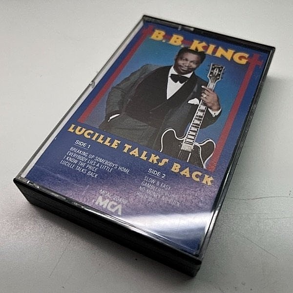 レコードメイン画像：US製 CASSETTE TAPE／カセット テープ B.B. KING Lucille Talks Back (MCA) '75年発表作 B.B.キング
