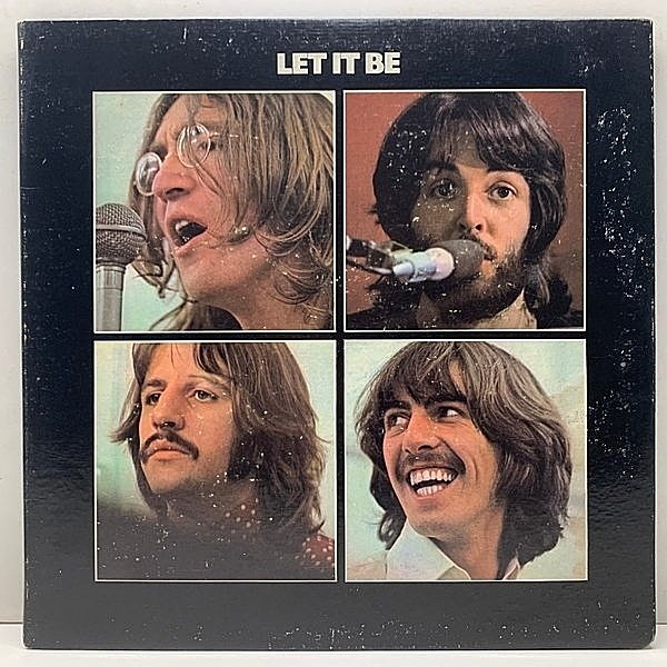 レコードメイン画像：【手書きPhil+Ronnie／手書きsf／BellSound刻印】USオリジナル THE BEATLES Let It Be ('70 Apple) 米 初回 赤林檎 見開きジャケット