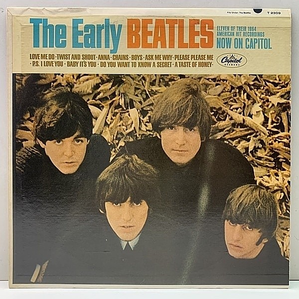 レコードメイン画像：良好!! MONO 初版 虹ラベル USオリジナル THE BEATLES The Early Beatles ('65 Capitol) 当時のリリースは米盤オンリー！米 初回 モノラル