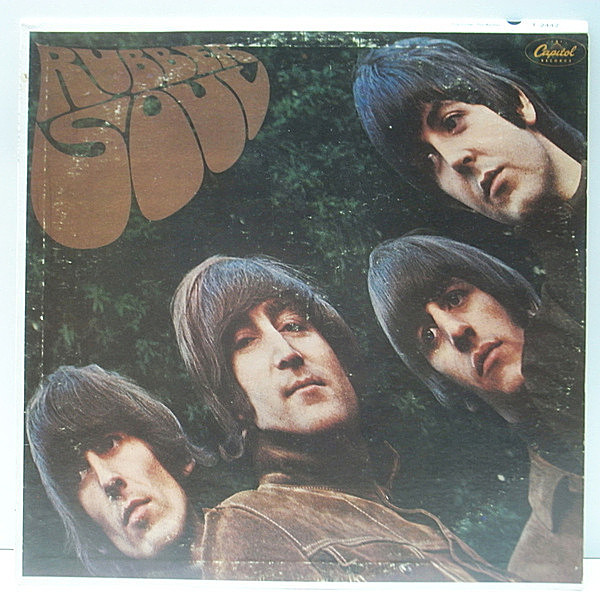 レコードメイン画像：レアな良好品!! MONO 初版 メンバー表記のみ 虹ラベル USオリジナル THE BEATLES Rubber Soul ('65 Capitol) 米 モノラル 1st PRESSING