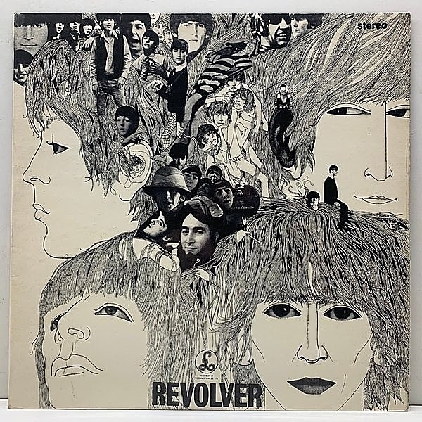 レコードメイン画像：レアな美品【マト1/1】UKオリジナル THE BEATLES Revolver (Parlophone PCS 7009) Stereo 初回GRAMOPHONEリム G＆L社製コート*