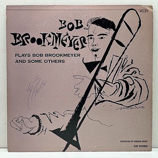 レコードメイン画像：良好盤!! Clef USオリジナル MONO 深溝 Plays BOB BROOKMEYER And Some Others (MG C-644) ワンホーン・カルテット名盤 DSMジャケット