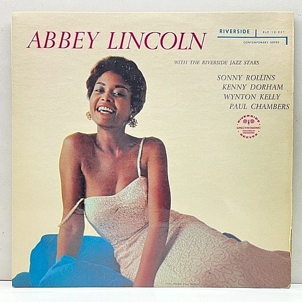 レコードメイン画像：レアな良好品!! 完全オリジナル [INC無し 青ラージ] ABBEY LINCOLN That's Him (Riverside RLP 12-251) Kenny Dorham, Sonny Rollins ほか