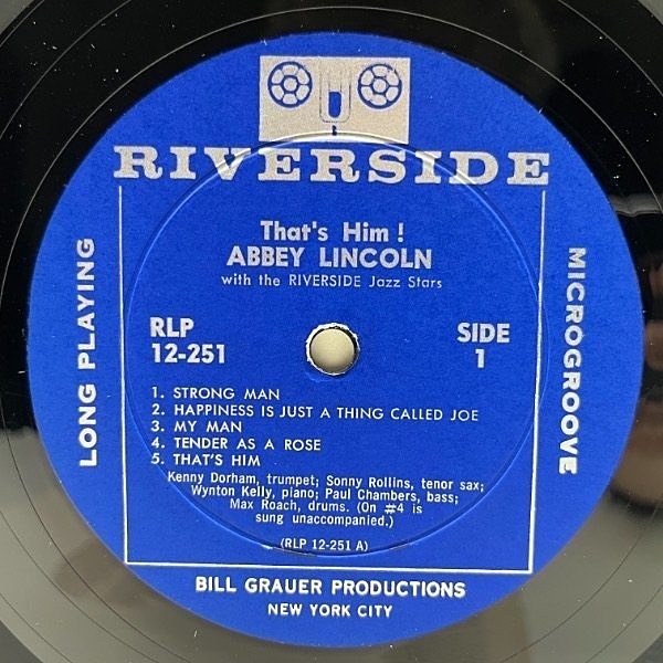 ABBEY LINCOLN / That's Him (LP) / Riverside | WAXPEND RECORDS ABBEY LINCOLN / That's Him (LP) / Riverside | WAXPEND RECORDS