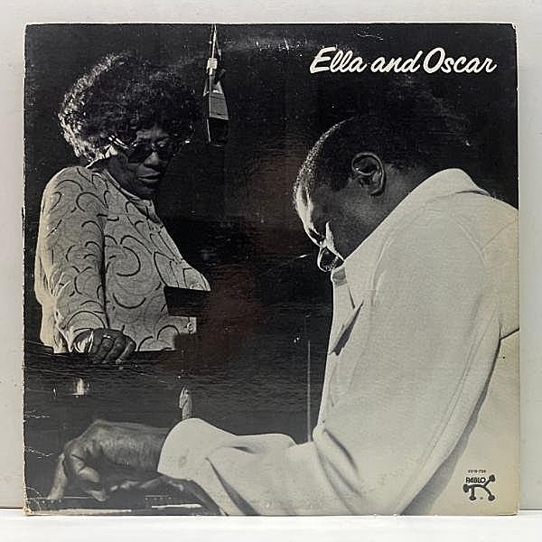 レコードメイン画像：極美盤!! プロモ USオリジナル ELLA FITZGERALD ＆ OSCAR PETERSON Ella And Oscar ('76 Pablo) 円熟味溢れる最高にウォーミングなアルバム