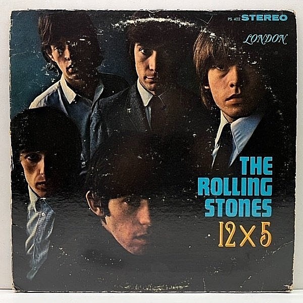 レコードメイン画像：USオリジナル 初版 Unbox・Open Logo 青銀Lbl. ROLLING STONES 12×5 ('64 London) ローリング・ストーンズ 米 LP