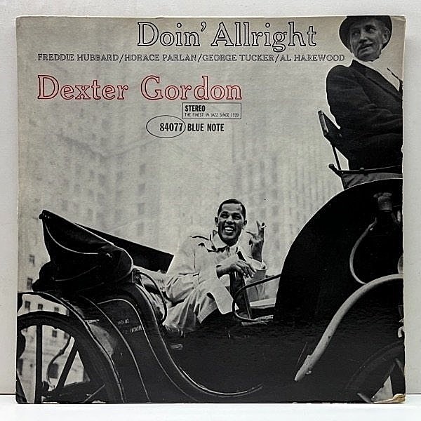 レコードメイン画像：USオリジナル【NEWYORK, RVG刻印 耳】DEXTER GORDON Doin Allright (Blue Note BST 84077) FREDDIE HUBBARD, HORACE PARLAN TRIO