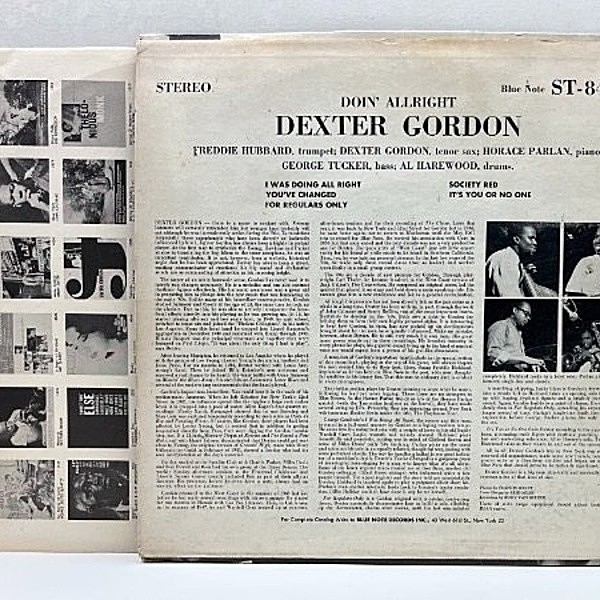 DEXTER GORDON / Doin' Allright (LP) / Blue Note | WAXPEND