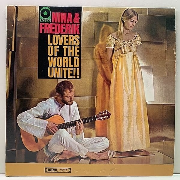 レコードメイン画像：良好!! MONO 初版 3色オリジ NINA & FREDERIK Lovers Of The World Unite 人気 英語詞Ver. You Saved The Day (Tu M'as Sauve) 収録