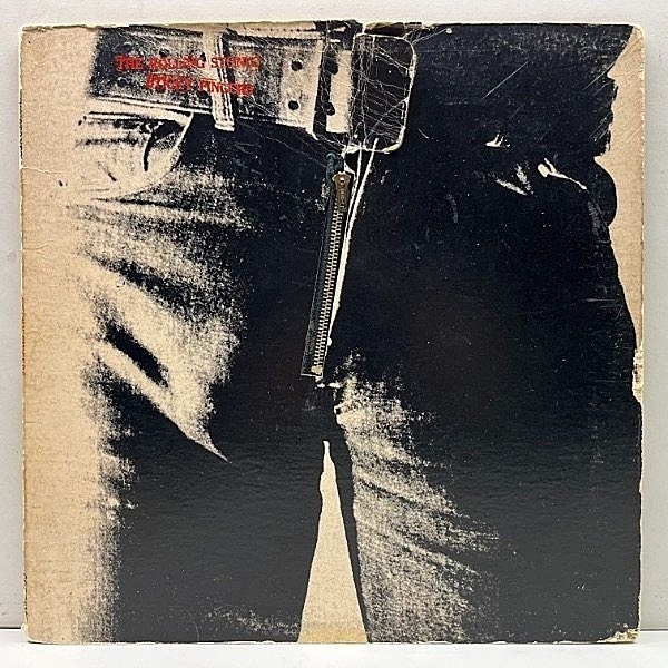 レコードメイン画像：レア!未開封!剥がし無し! 初版BROADWAY USオリジナル ROLLING STONES Sticky Fingers (COC 59100) Zipperジャケ 米Record Club