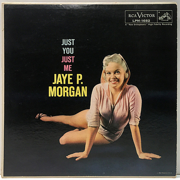 レコードメイン画像：良好盤!! MONO 初版ニッパー 深溝 USオリジナル JAYE P MORGAN Just You Just Me ('58 RCA) 抜群の歌唱力で魅了したスタンダード集
