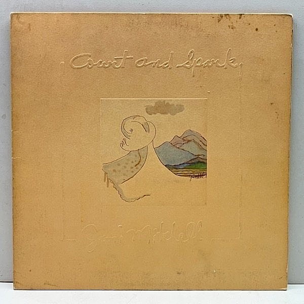 レコードメイン画像：USオリジナル【1973年表記 初版 Wマーク無し】JONI MITCHELL Court And Spark (Asylum) Larry Carlton, Tom Scott ほか 米 初回 LP