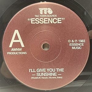 レコード画像：ESSENCE / I'll Give You The Sunshine