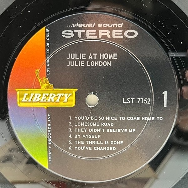 JULIE LONDON / Julie At Home (LP) / Liberty | WAXPEND RECORDS