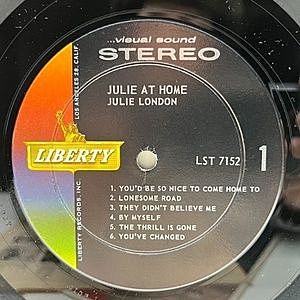 JULIE LONDON / Julie At Home (LP) / Liberty | WAXPEND RECORDS
