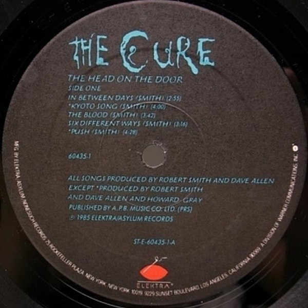 The CURE THE HEAD ON THE DOOR レコード The Cure – The Head On The Door – Vinyl (LP, Album), 1985