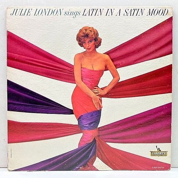 レコードメイン画像：良再生!! MONO 初版 虹ツヤ USオリジナル JULIE LONDON Sings Latin In A Satin Mood ('63 Liberty) 米 初回 モノラル LP