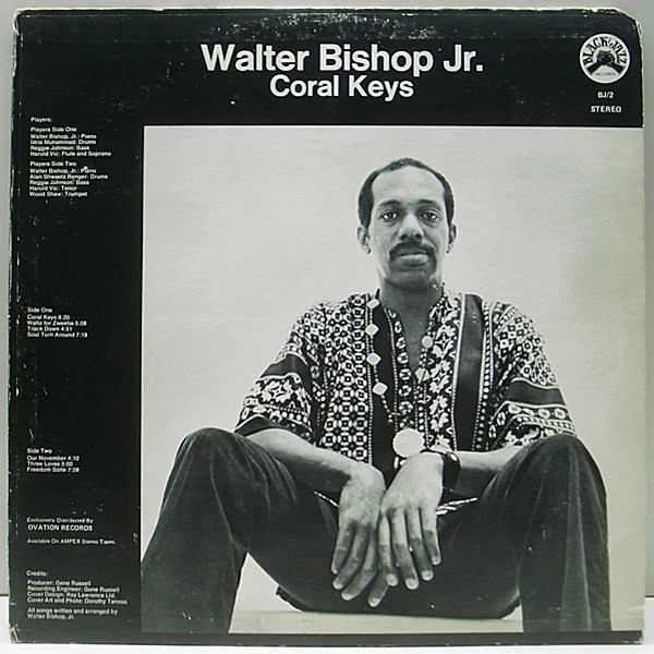 レコードメイン画像：'71 BLACK JAZZ Orig. WALTER BISHOP JR Coral Keys / IDRIS MUHAMMAD, HAROLD VIC