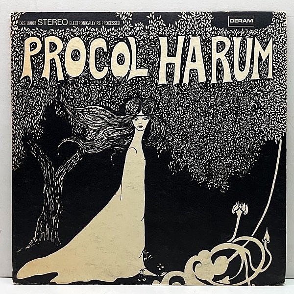 レコードメイン画像：Cut無し! ざら紙 USオリジナル PROCOL HARUM 1st デビュー作 ('67 Deram) 青い影 プロコル・ハルム Lp ドラムブレイク DRUM BREAK