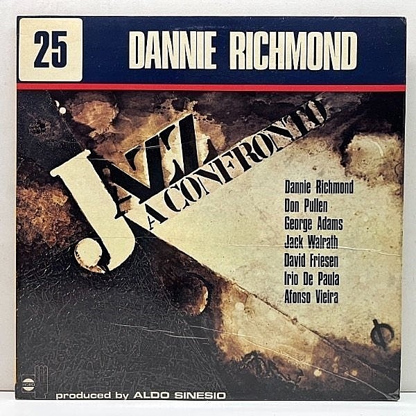 レコードメイン画像：【w/ Don Pullen, Irio De Paula】美品!! 伊オリジナル DANNIE RICHMOND Jazz A Confronto 25 ('76 Horo) ITALY JAZZ イタリア録音