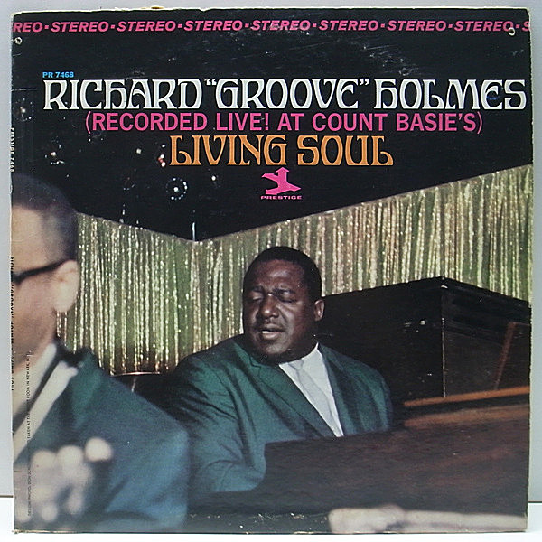 レコードメイン画像：良盤!! VAN GELDER刻印 Orig. RICHARD GROOVE HOLMES Living Soul / COUNT BASIE'Sでのライヴ