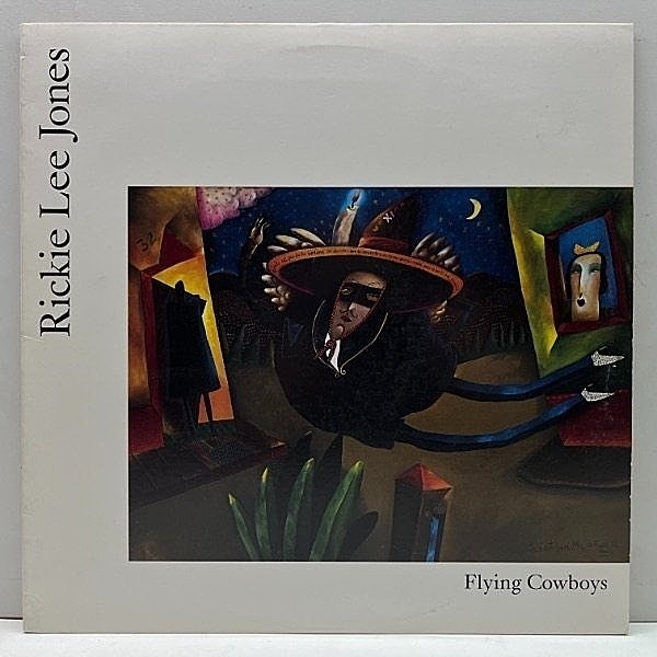 レコードメイン画像：良好!! '89年 希少アナログ USオリジナル RICKIE LEE JONES Flying Cowboys (Geffen GHS 24246) 米プレス LP 手書きPrecision, 手書きDMM