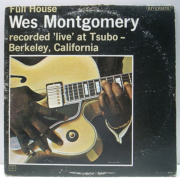 レコードメイン画像：レア MONO 初期プレス WES MONTGOMERY Full House (Riverside RLP 434) Orpheum ターコイズ | JOHNNY GRIFFIN, WYNTON KELLY ほか