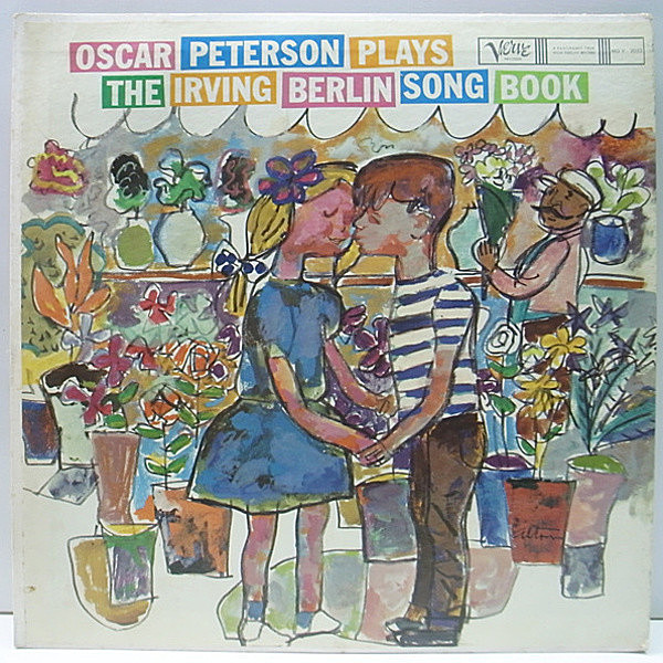 レコードメイン画像：美盤!! 両溝 MONO Verve Orig. OSCAR PETERSON Plays The Irving Berlin Song Book