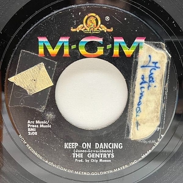レコードメイン画像：【メンフィス産・学生ガレージポップ】USオリジナル 7インチ GENTRYS Keep On Dancing ('65 MGM) ジェントリーズ 45RPM.