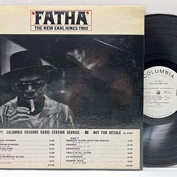 レコードメイン画像：プロモ 良好盤!! MONO US 完全オリジナル EARL HINES TRIO Fatha ('65 Columbia CL 2320) w/ Ahmed Abdul-Malik, Oliver Jackson