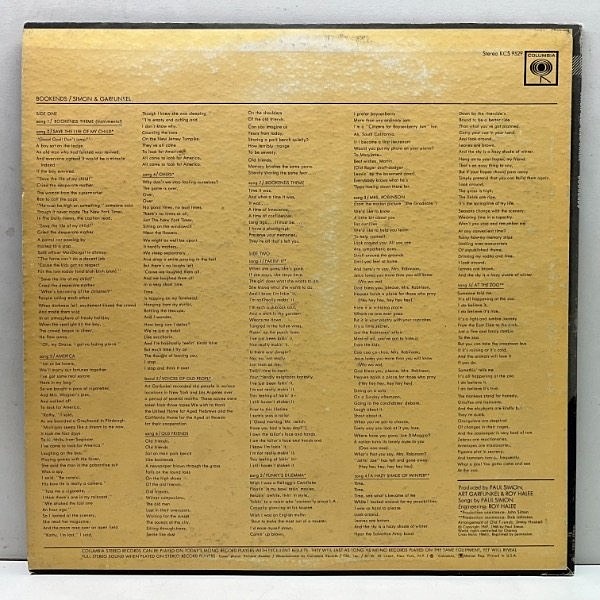 SIMON and GARFUNKEL / Bookends (LP) / Columbia | WAXPEND RECORDS