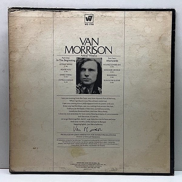 VAN MORRISON / Astral Weeks (LP) / Warner Bros. | WAXPEND