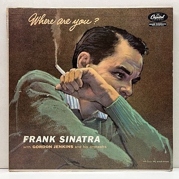 レコードメイン画像：USオリジナル MONO 初版 灰ラベ FRANK SINATRA Where Are You? (W 855) Capitol時代屈指のバラード集！米 初回プレス