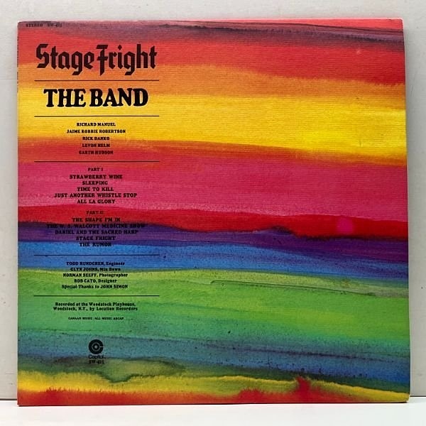 THE BAND / Stage Fright (LP) / Capitol | WAXPEND RECORDS