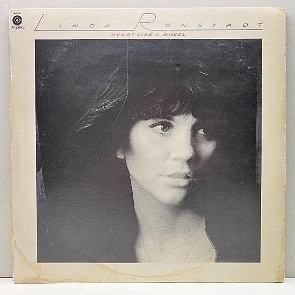 レコードメイン画像：美再生!! 初版 ビッグCapitol-Logoリム USオリジナル LINDA RONSTADT Heart Like A Wheel ('74 Capitol) インナー完品 米 初回プレス