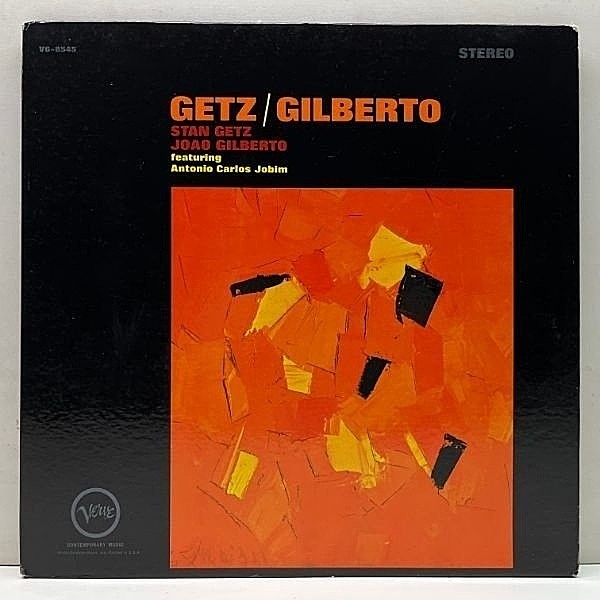 レコードメイン画像：【GFコーティング仕様】USオリジナル STAN GETZ JOAO GILBERTO feat. ANTONIO CARLOS JOBIM ('64 Verve) 米 初回プレス LP