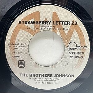 レコード画像：BROTHERS JOHNSON / Strawberry Letter 23