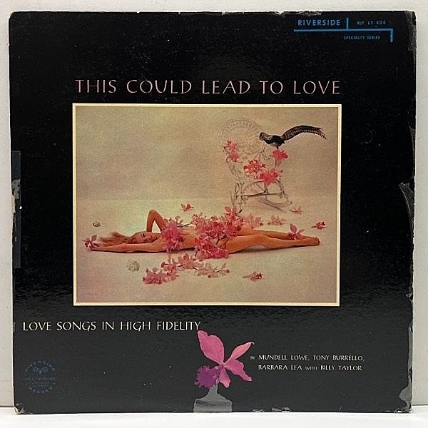 レコードメイン画像：レアな美盤!! MONO 初期青ラージ 深溝 MUNDELL LOWE / BARBARA LEA / JOHNNY WINDHURST This Could Lead To Love (Riverside RLP 12-808)