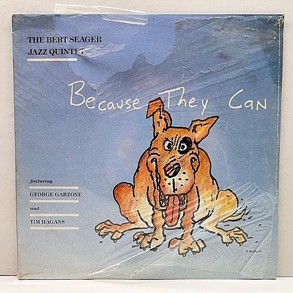 レコードメイン画像：プロモ 未開封 シールド!! '88年 希少アナログ USオリジナル BERT SEAGER JAZZ QUINTET Because They Can (Antilles) ハードバップの快作