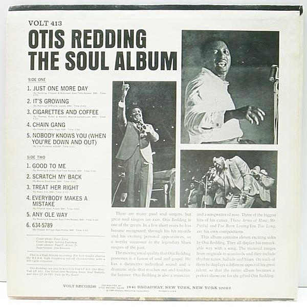 OTIS REDDING / The Soul Album (LP) / Volt | WAXPEND RECORDS