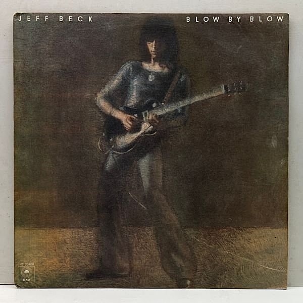 レコードメイン画像：Cut無し!美品! USオリジナル 初版 PE規格 橙ラベ JEFF BECK Blow By Blow ('75 Epic) ジェフ・ベック LP ギター・インスト 金字塔