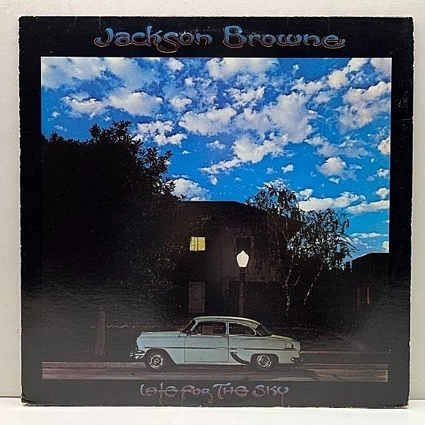 レコードメイン画像：Cut無し!! US初期 JACKSON BROWNE Late For The Sky ('74 Asylum) 7E規格 SRC刻印 ジャクソン・ブラウン／レイト・フォー・ザ・スカイ
