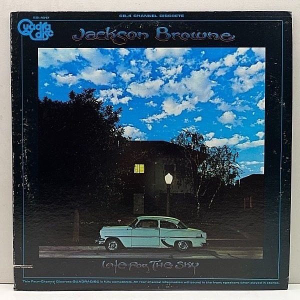 レコードメイン画像：レア【AUDIOPHILE／QUADRAPHONIC】良好盤!! 高音質 4チャンネル USオリジナル JACKSON BROWNE Late For The Sky (Asylum EQ-1017) クアドラ