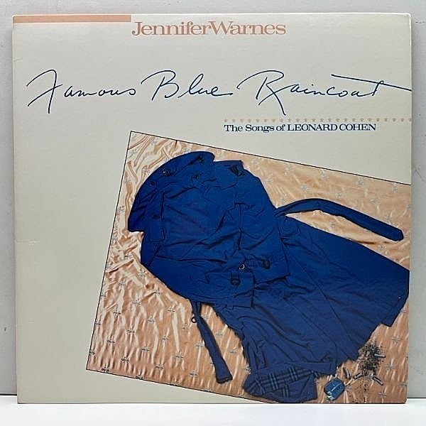 レコードメイン画像：Cut無し!美品! USオリジナル JENNIFER WARNES Famous Blue Raincoat ('86 Cypress) 高音質 BERNIE GRUNDMAN Mastering 優秀録音