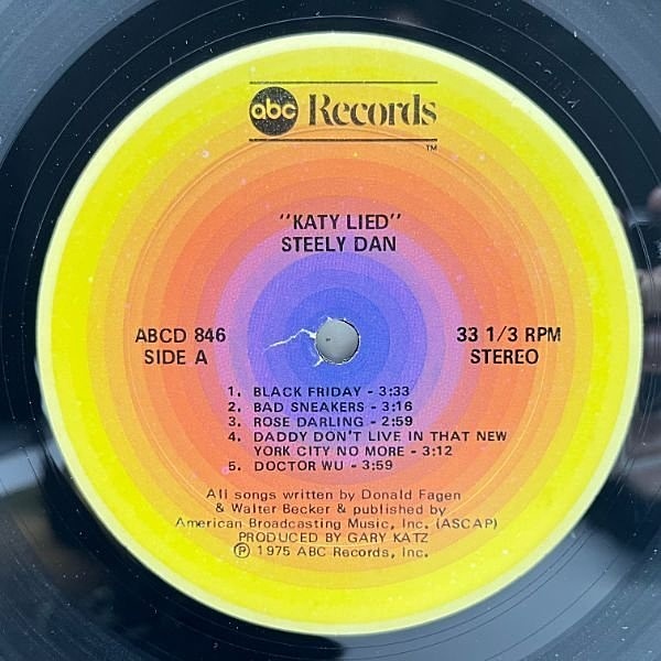 STEELY DAN / Katy Lied ABC WAXPEND RECORDS