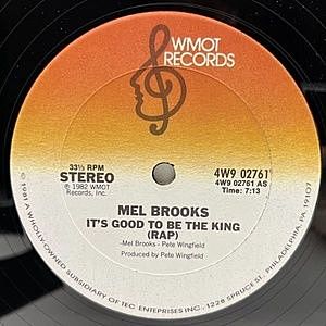 レコード画像：MEL BROOKS / It's Good To Be The King