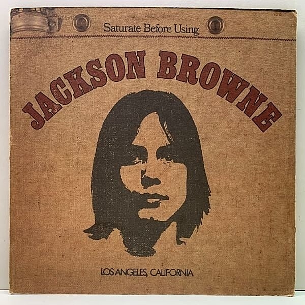 レコードメイン画像：良好盤!! 粗ざら 初版 白ラベル USオリジナル JACKSON BROWNE Saturate Before Using ('72 Asylum) ジャクソン・ブラウン 1st デビュー LP