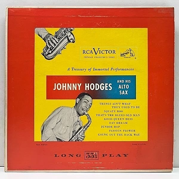 レコードメイン画像：【JIMMY BLANTON参加！通好みの初期コンボもの】USオリジナル JOHNNY HODGES And His Alto Sax 珍盤！w/ Duke Ellington, Cootie Williams