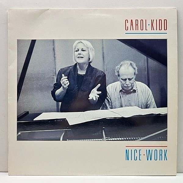 レコードメイン画像：Audiophile 高音質 UKオリジナル 青ラベ CAROL KIDD Nice Work ('87 Linn AKH 006) あのシナトラも賞賛したキャロル・キッドの人気盤