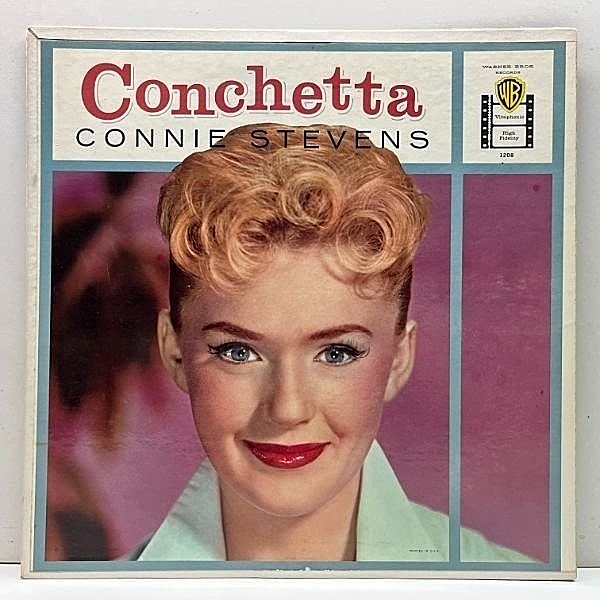 レコードメイン画像：良好盤!! MONO 初版グレー 深溝 USオリジナル CONNIE STEVENS Conchetta (Warner W 1208) コニー・スティーブンス 1st デビュー盤